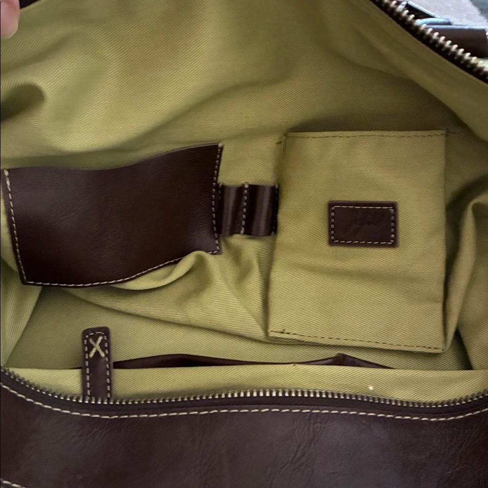 Green and Brown Tote Bag